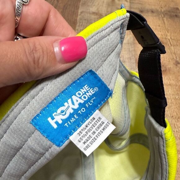 Hoka One One Time to Fly color block Hat -Strap Back Adjustable/Running Athletic - Picture 7 of 7